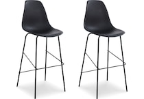 forestead black barstool   