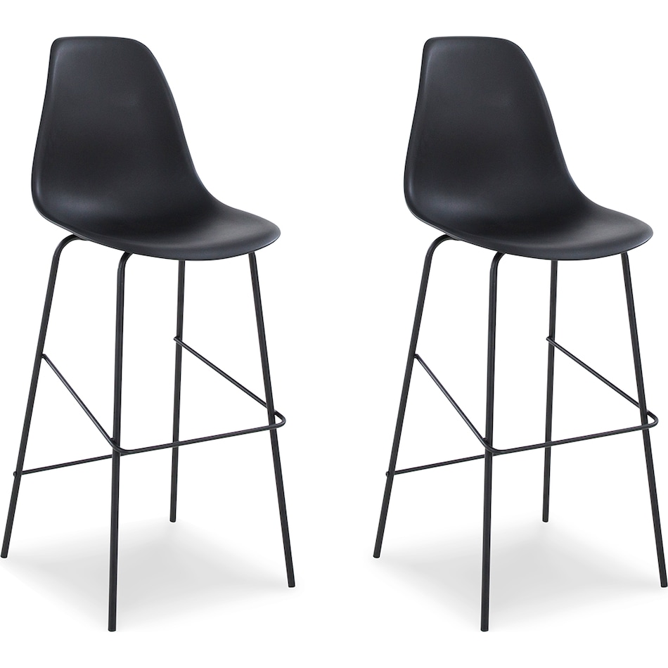 forestead black barstool   