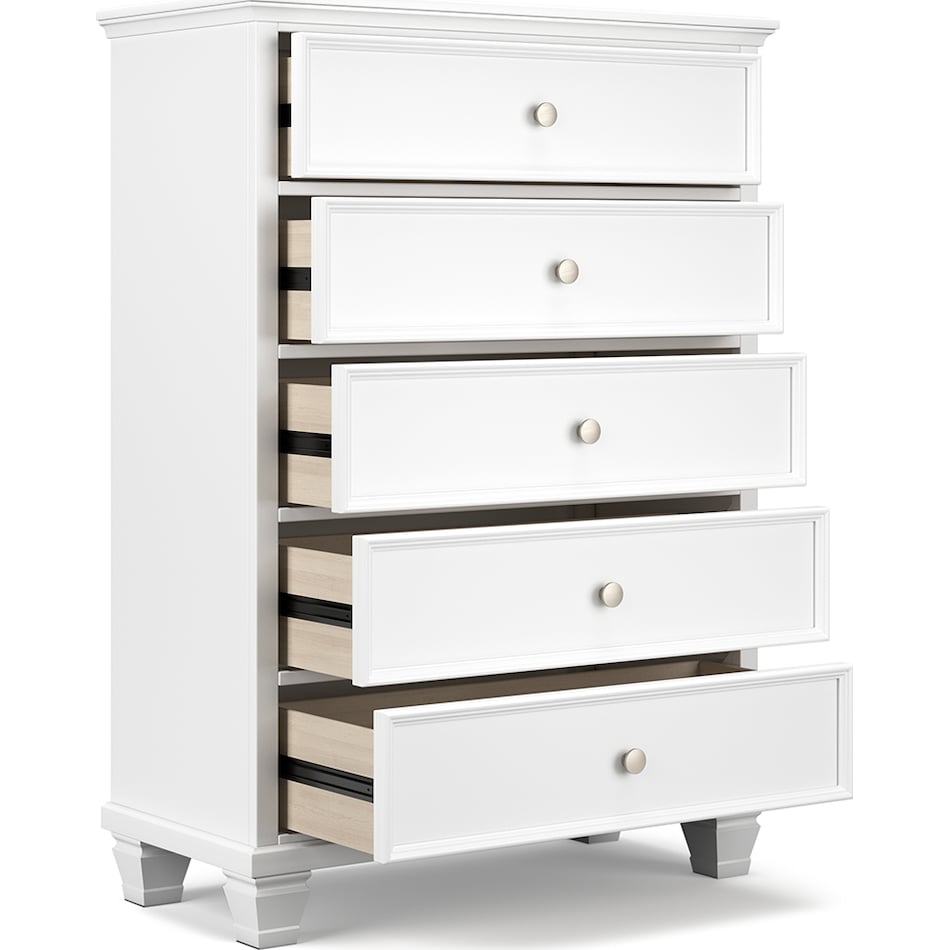 fortman white chest   