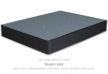foundation grey box spring cal king   