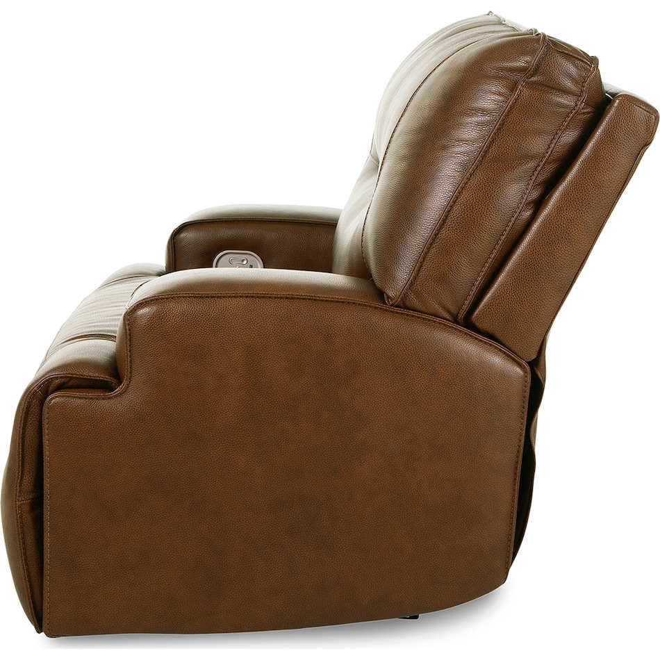 francesca auburn power leather recliner   