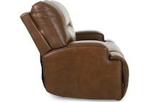 francesca auburn power leather recliner   