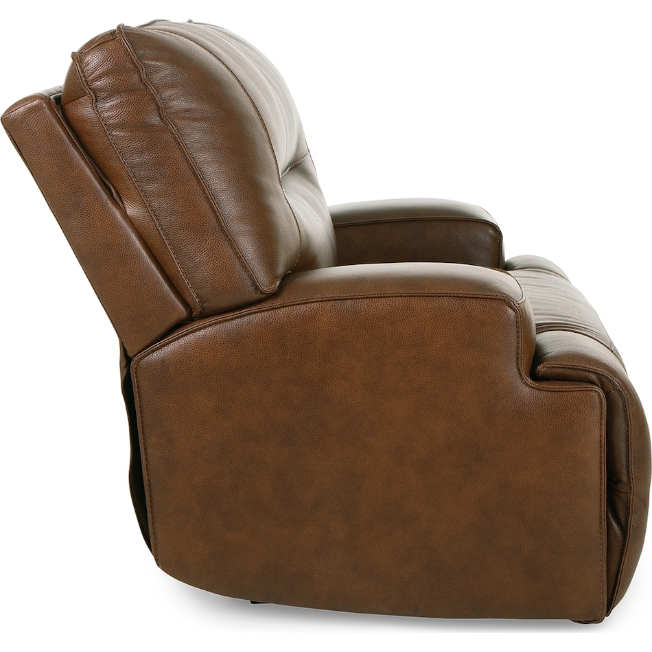 francesca auburn power leather recliner   