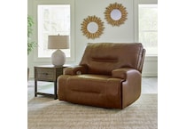 francesca power leather recliner   