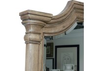 franklin rustic taupe mirror   