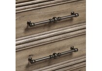 franklin rustic taupe nightstand   