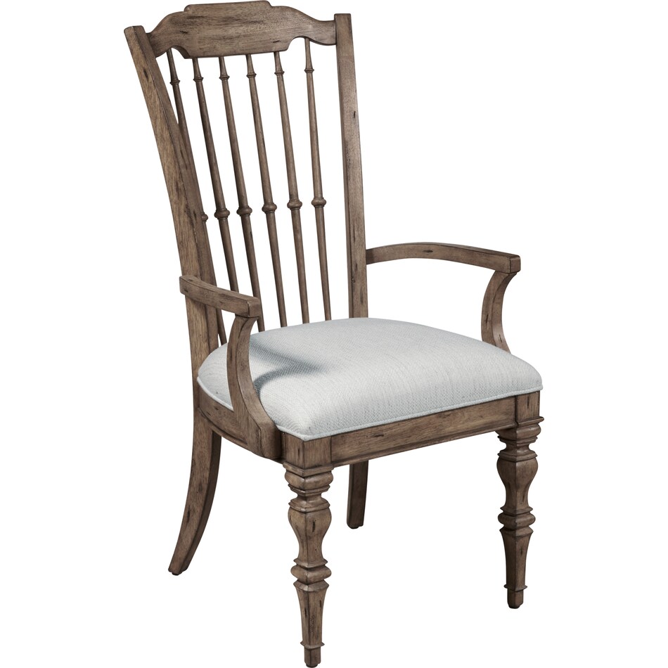 franklin rustic taupe side chair   