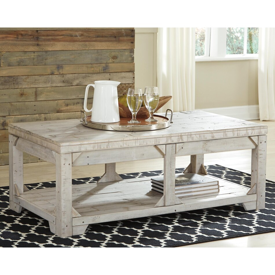 fregine whitewash cocktail table lift top   