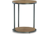 fridley brown end table   