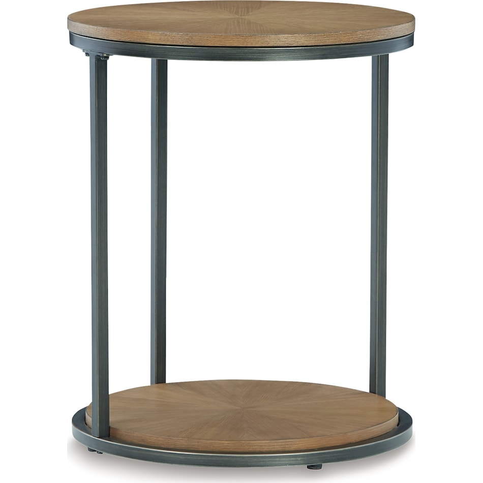 fridley brown end table   