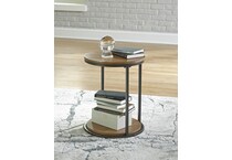fridley brown end table   