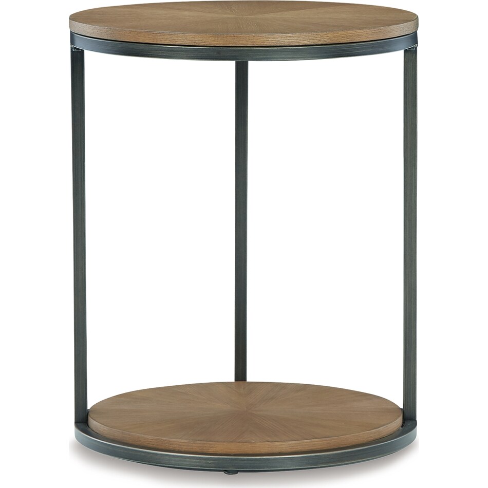 fridley brown end table   