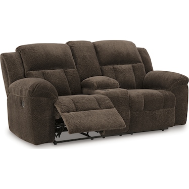 FROHN RECLINING LOVESEAT WITH CONSOLE