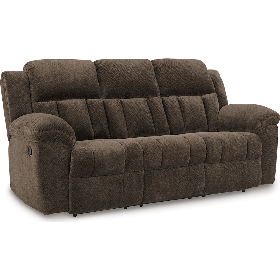 frohn chocolate reclining sofa   