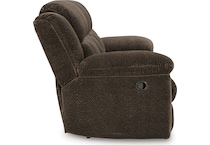 frohn chocolate reclining sofa   