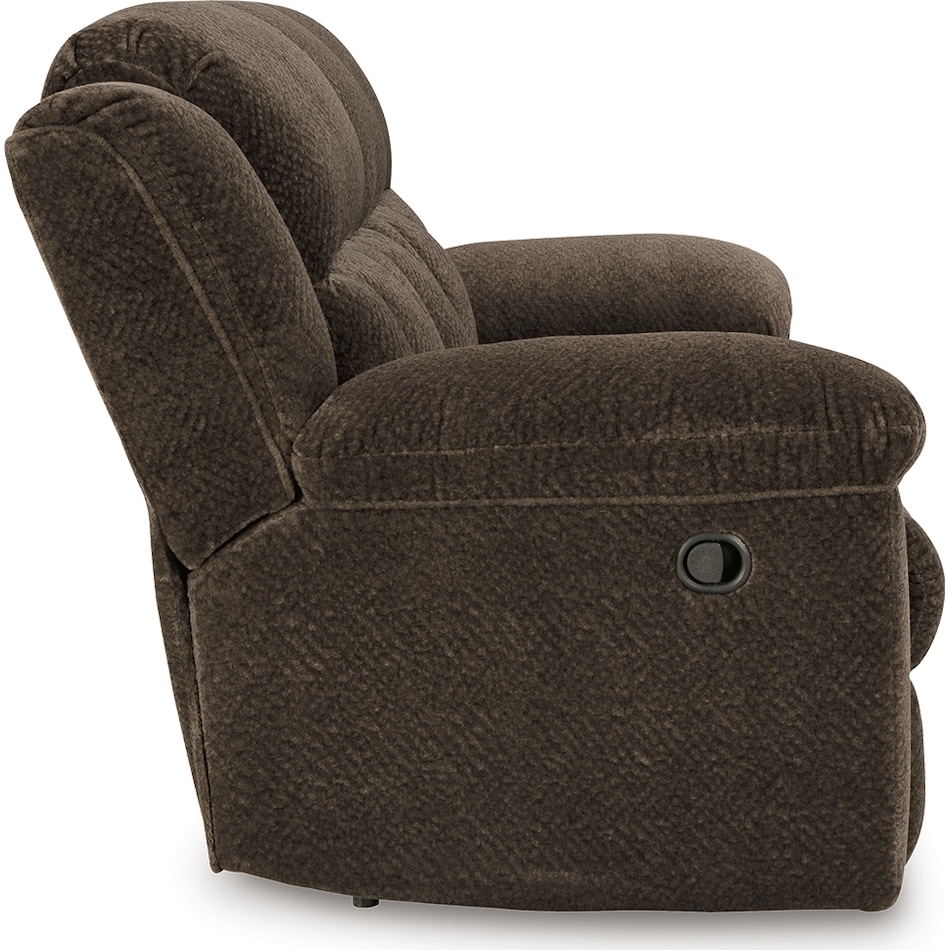 frohn chocolate reclining sofa   