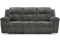 frohn graphite reclining sofa   