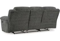 frohn graphite reclining sofa   