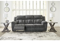 frohn graphite reclining sofa   