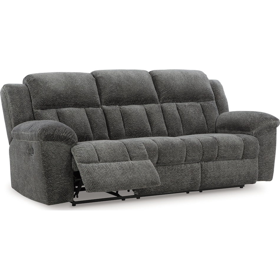 frohn graphite reclining sofa   