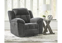 frohn grey recliner   