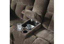 frohn reclining console loveseat   