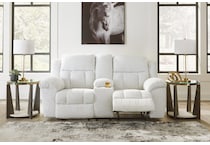 frohn snow reclining console loveseat   