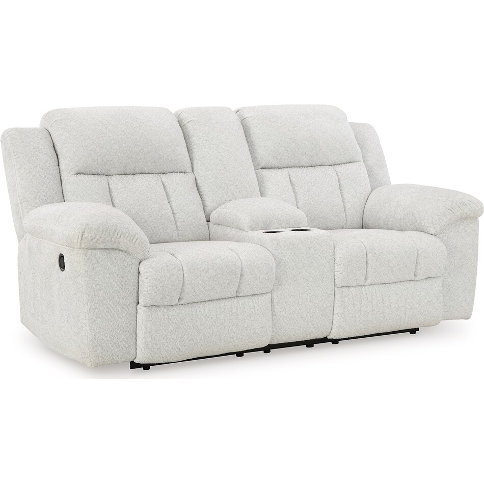 frohn snow reclining console loveseat   