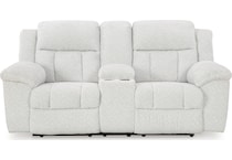 frohn snow reclining console loveseat   