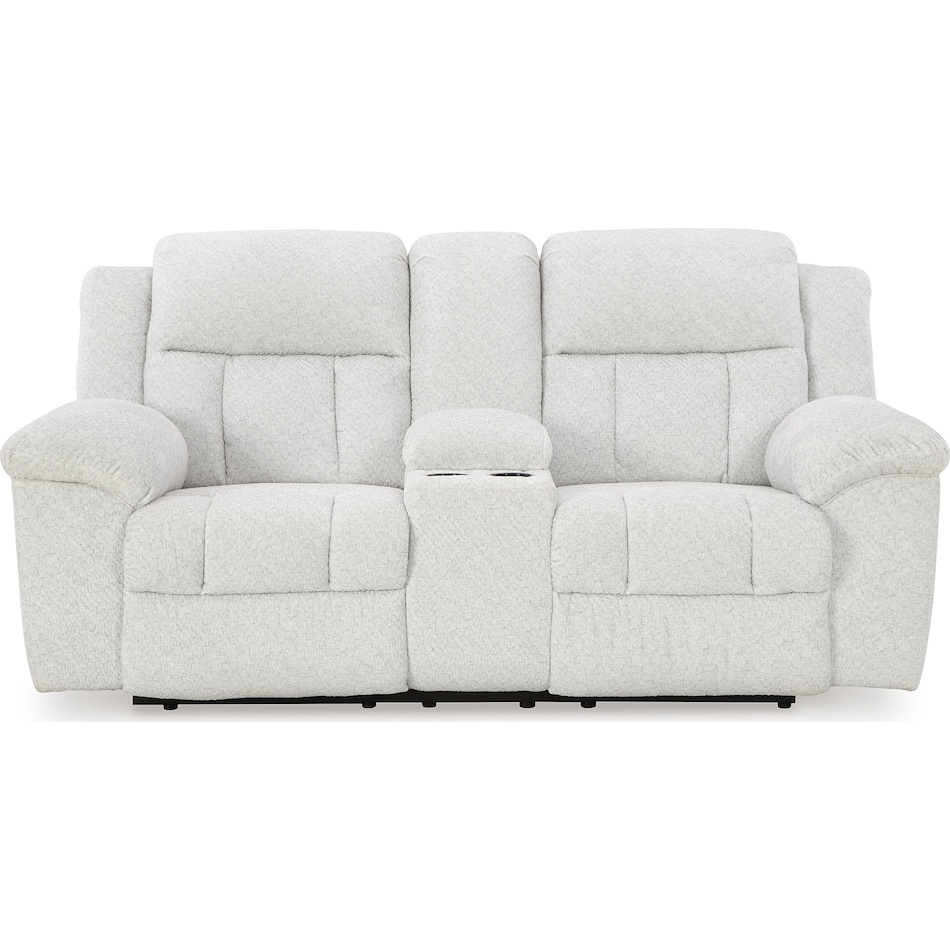 frohn snow reclining console loveseat   