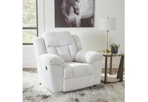 frohn white recliner   