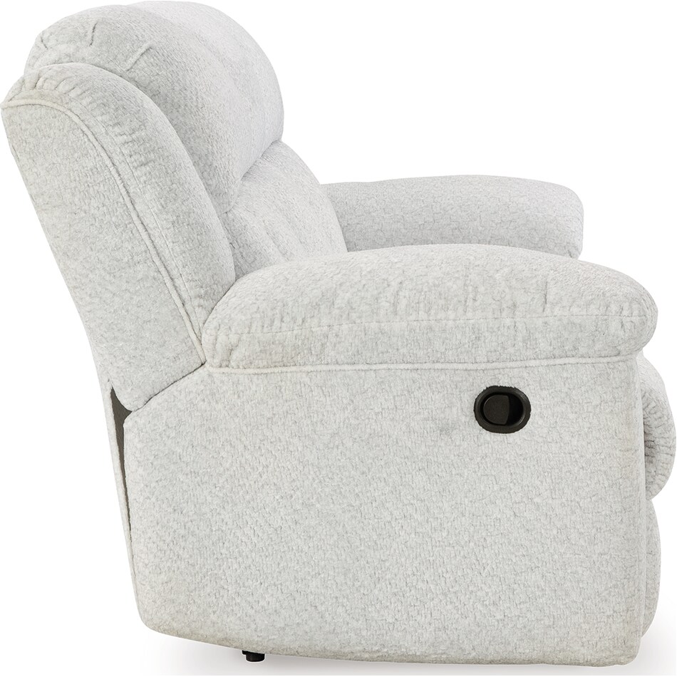 frohn white reclining sofa   