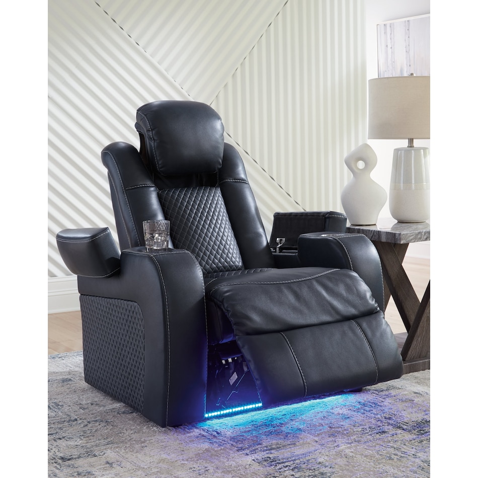fyne dyme sapphire power recliner   