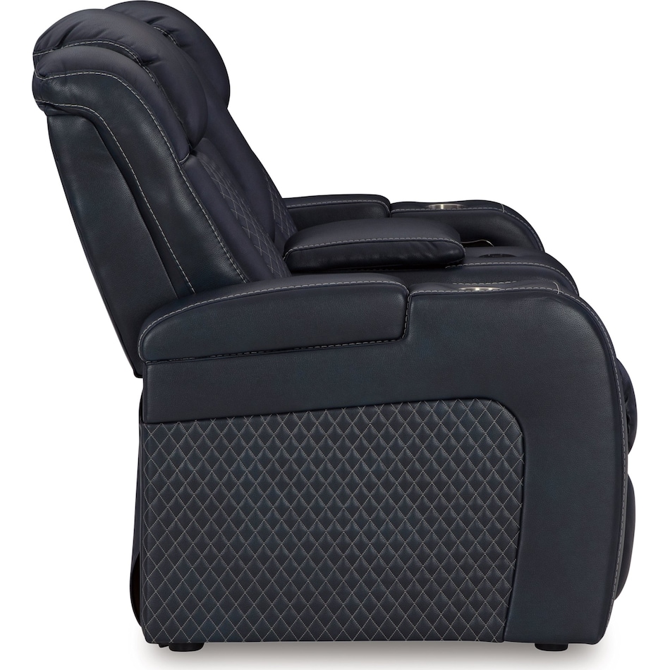 fyne dyme sapphire power reclining loveseat   