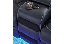 fyne dyme sapphire power reclining loveseat   