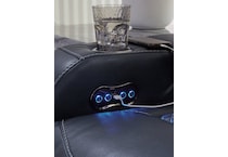 fyne dyme sapphire power reclining loveseat   