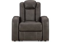 fyne dyme shadow power recliner   