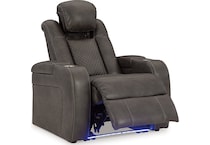 fyne dyme shadow power recliner   