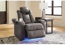 fyne dyme shadow power recliner   