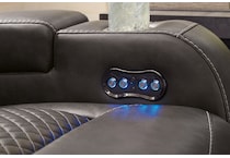 fyne dyme shadow power recliner   