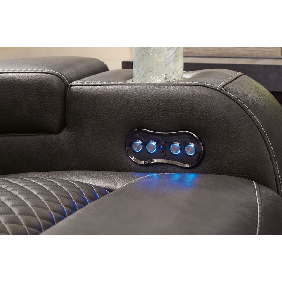 fyne dyme shadow power recliner   