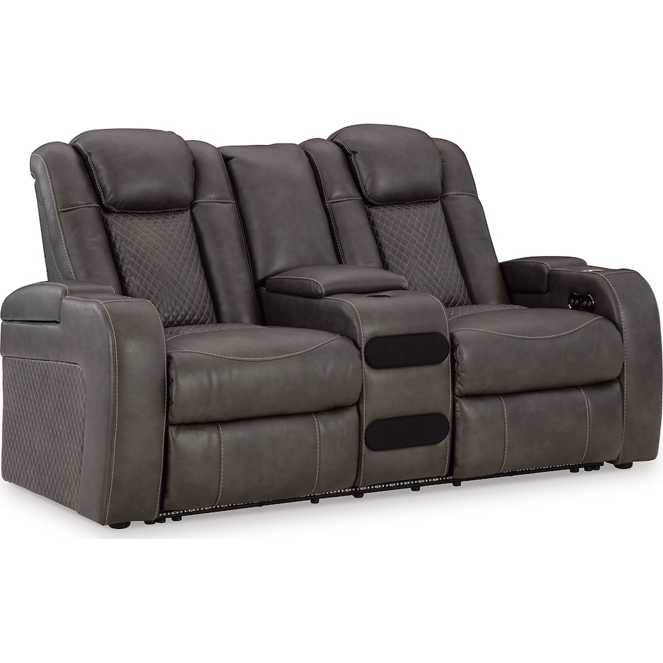 fyne dyme shadow power reclining loveseat   