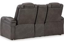 fyne dyme shadow power reclining loveseat   