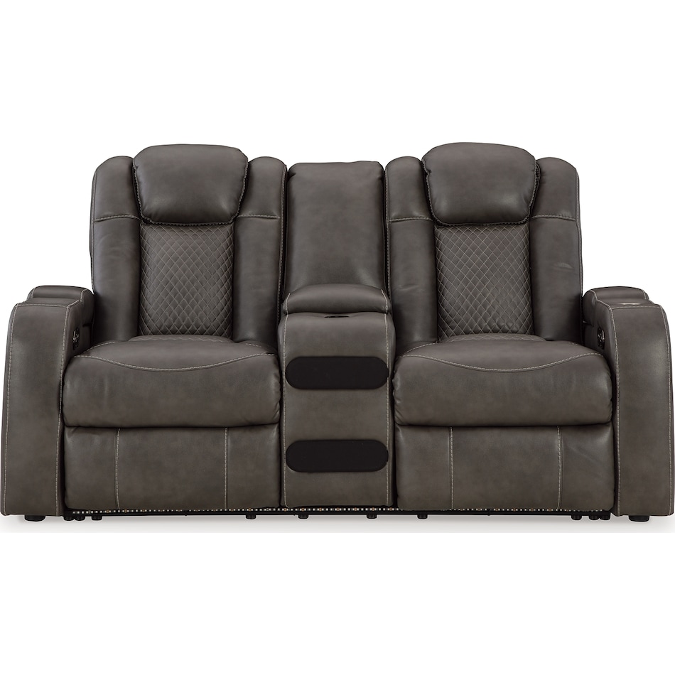 fyne dyme shadow power reclining loveseat   
