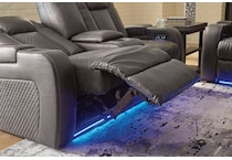 fyne dyme shadow power reclining loveseat   