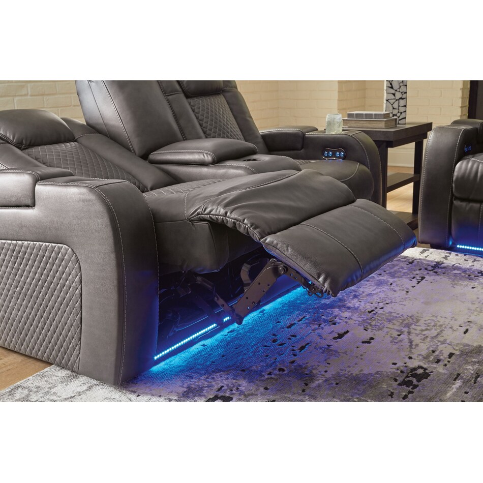 fyne dyme shadow power reclining loveseat   