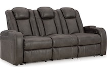 fyne dyme shadow power reclining sofa   