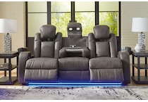fyne dyme shadow power reclining sofa   