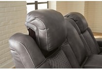 fyne dyme shadow power reclining sofa   