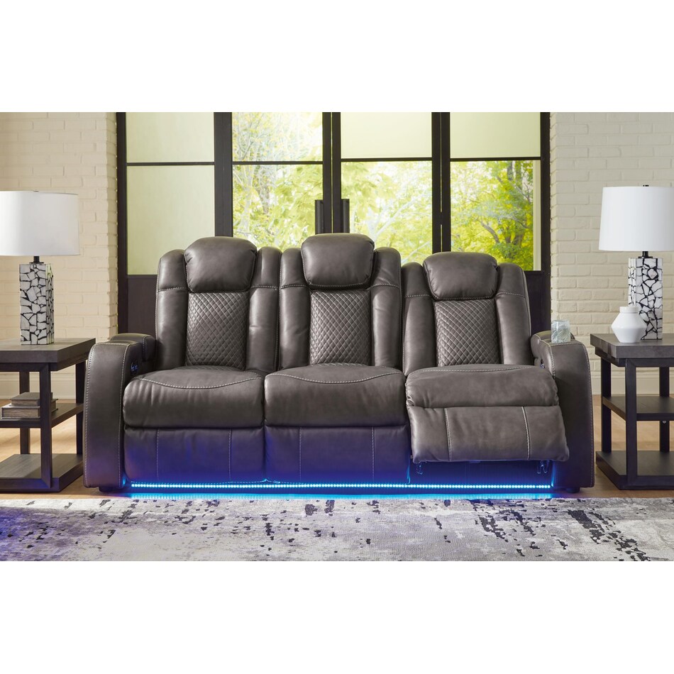 fyne dyme shadow power reclining sofa   